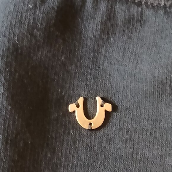 True Religion Lace Detail Jogger Sweatpants Black Size Medium - Picture 6 of 8